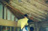 US supplied insulation is used in walls and ceilings.